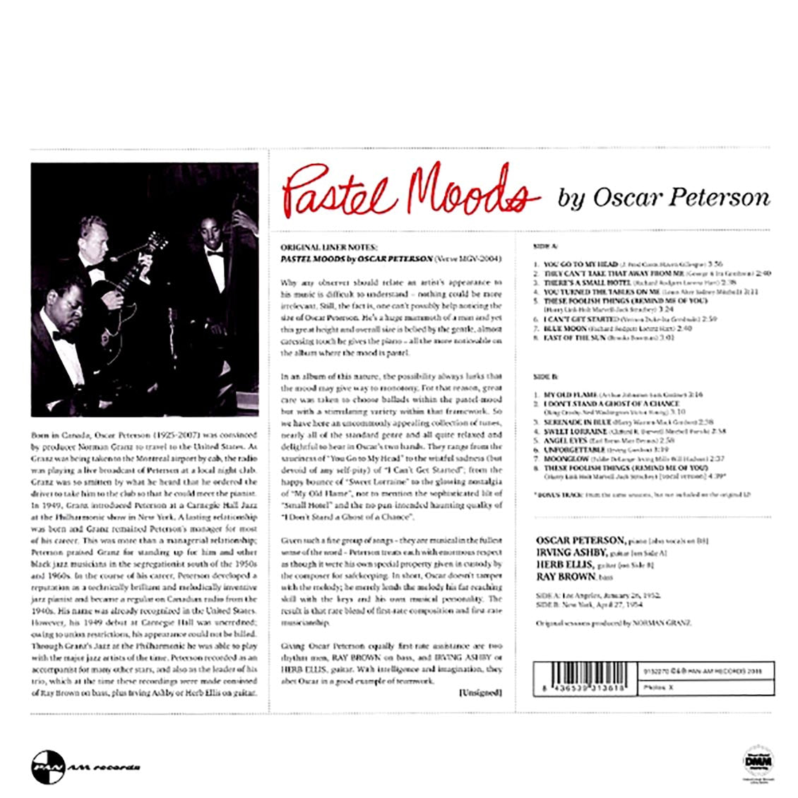 Oscar Peterson - Pastel Moods (ltd. ed.) (180g)