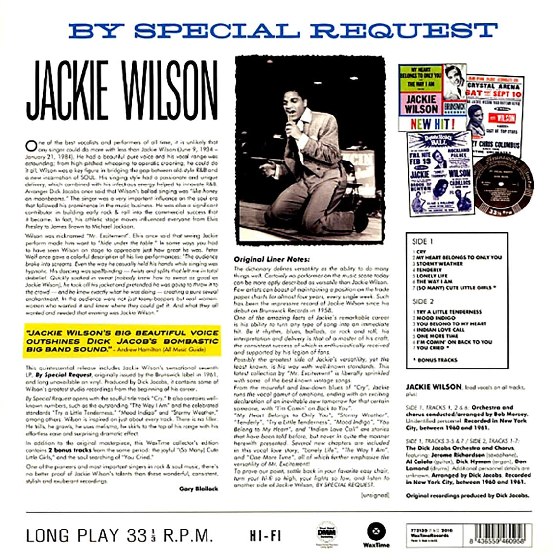 Jackie Wilson - By Special Request (ltd. ed.) (180g)