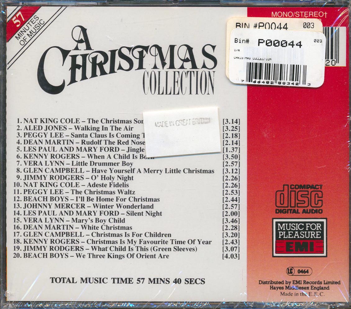Dean Martin, Peggy Lee, Nat King Cole, Etc. - A Christmas Collection