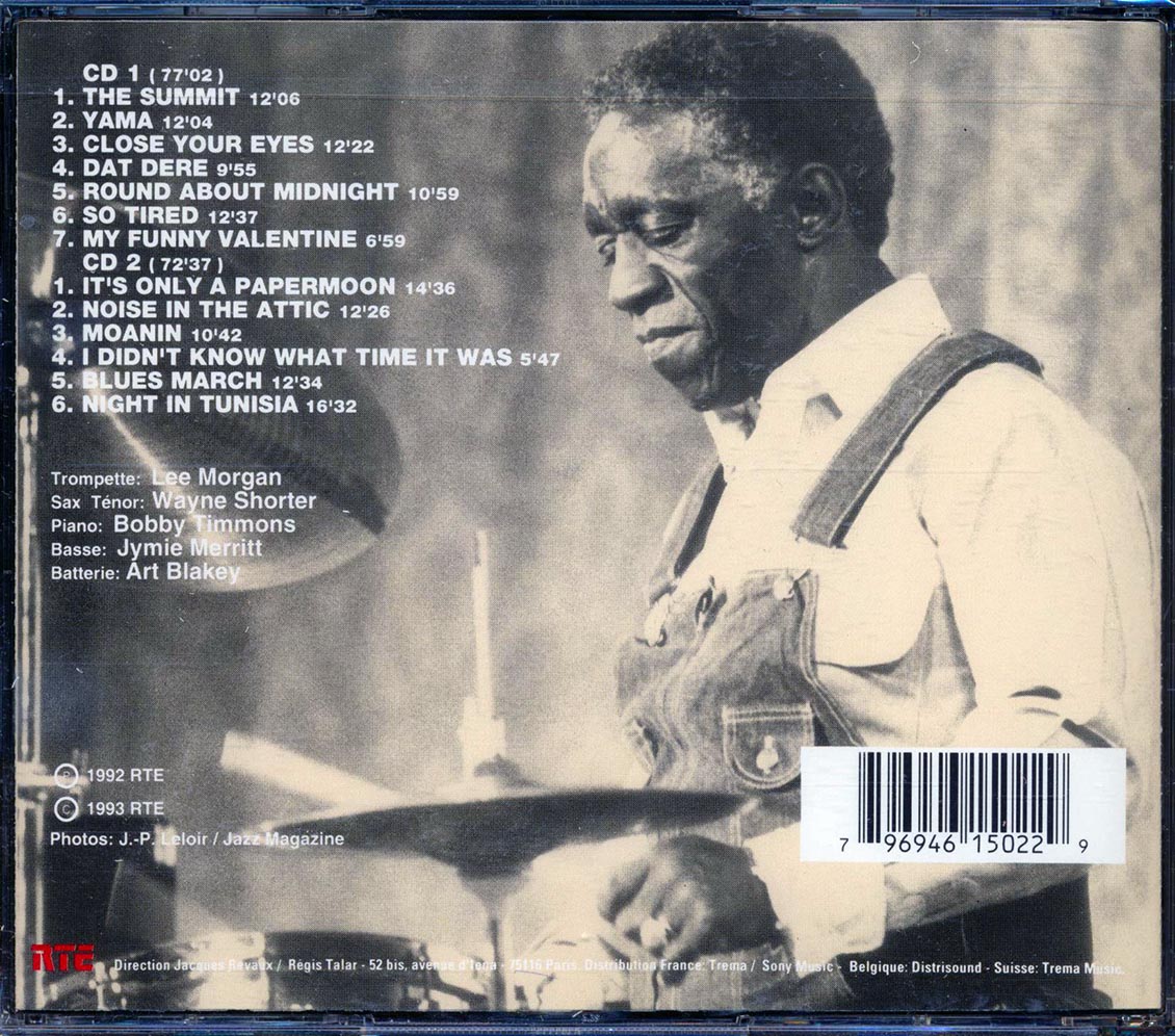 Art Blakey & The Jazz Messengers - En Concert Avec Europe1: Olympia, 13 Mai, 1961 (2xCD)