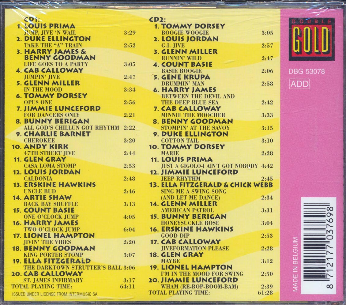 Tommy Dorsey, Duke Ellington, Gene Krupa, Etc. - Jumpin' Jive And Swing Favorites (2xCD)