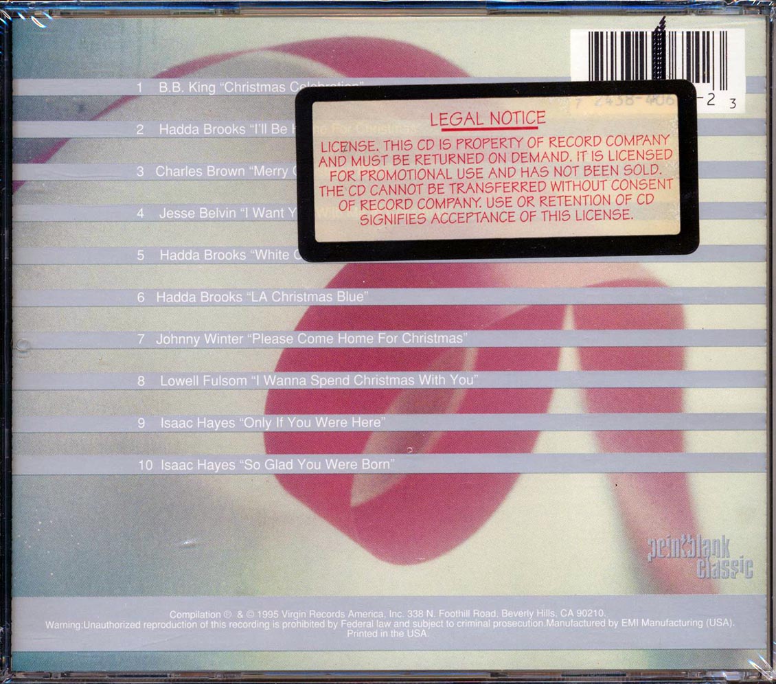 BB King, Hadda Brooks, Lowell Fulson, Etc. - Even Santa Gets The Blues (marked/ltd stock)