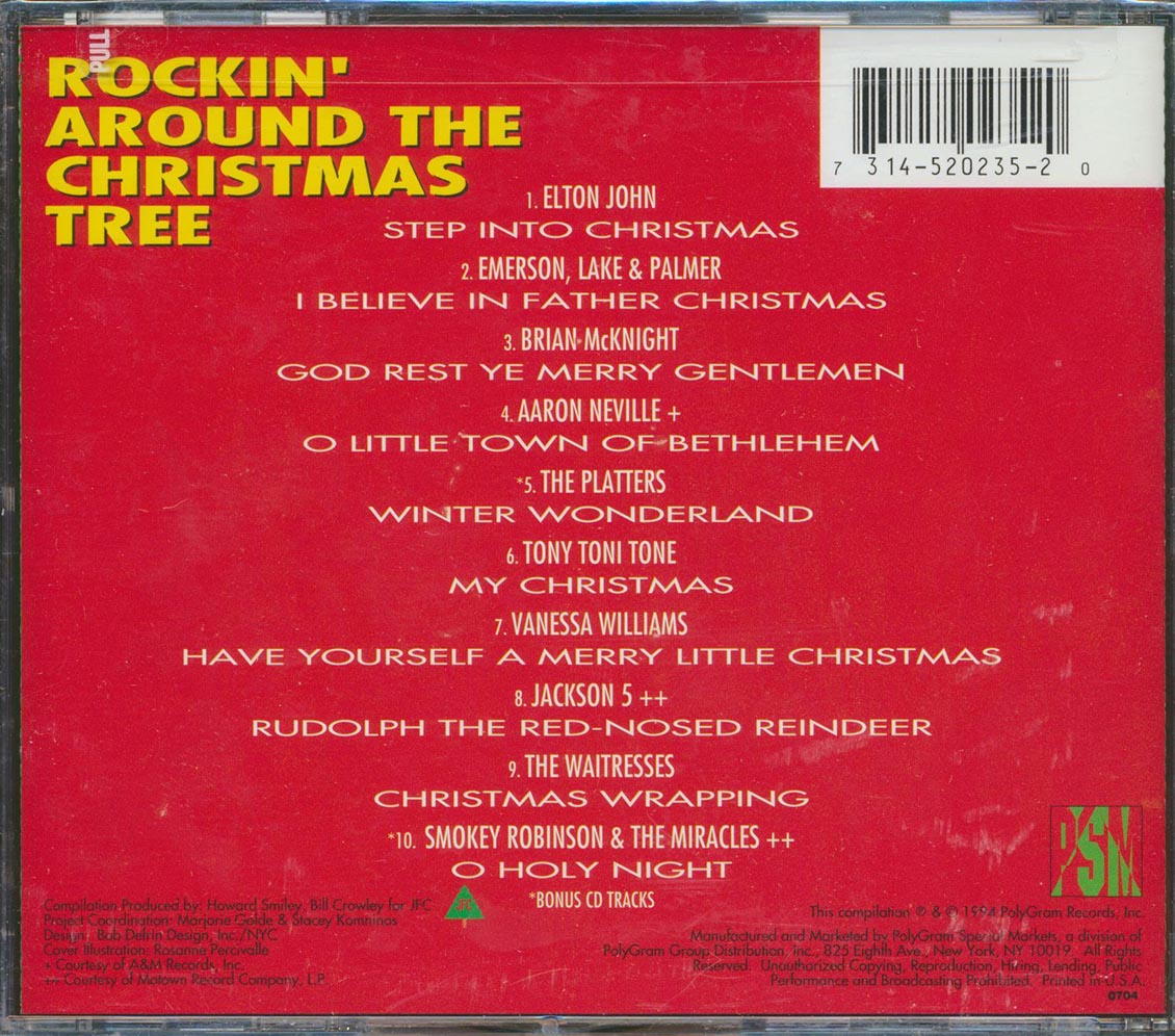 Jackson 5, Elton John, Emerson Lake & Palmer, Smokey Robinson, The Platters, Etc. - Rockin' Around The Christmas Tree
