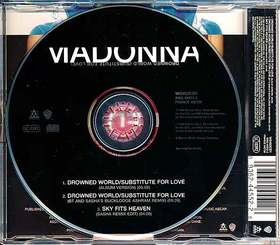 Madonna - Drowned World (Substitute For Love) (3 Track EP)