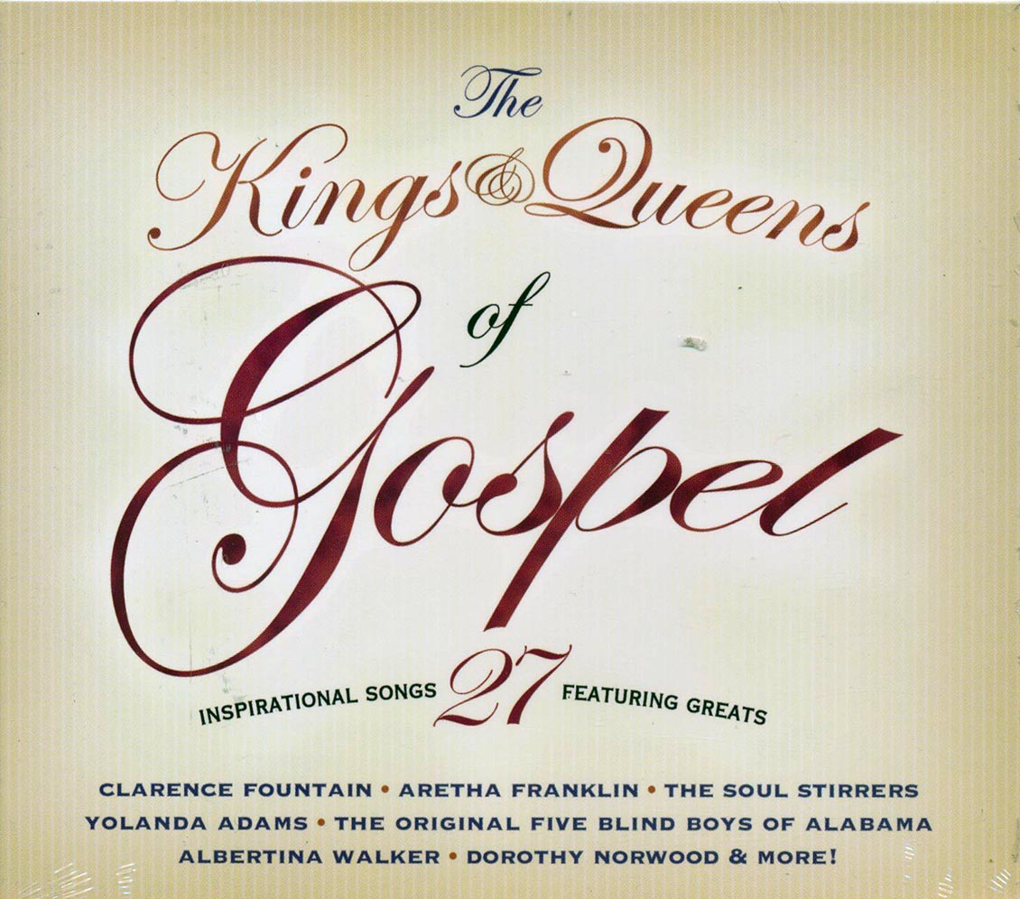 Aretha Franklin, The Soul Stirrers, Yolanda Adams, Clarence Fountain, Etc. - The Kings & Queens Of Gospel (27 tracks) (2xCD) (marked/ltd stock)