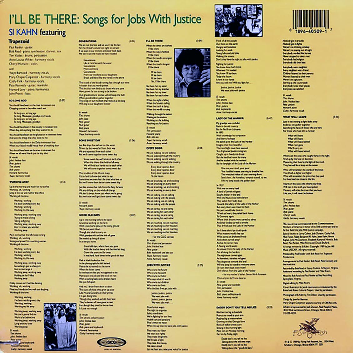 Si Kahn - I'll Be There (orig. press)