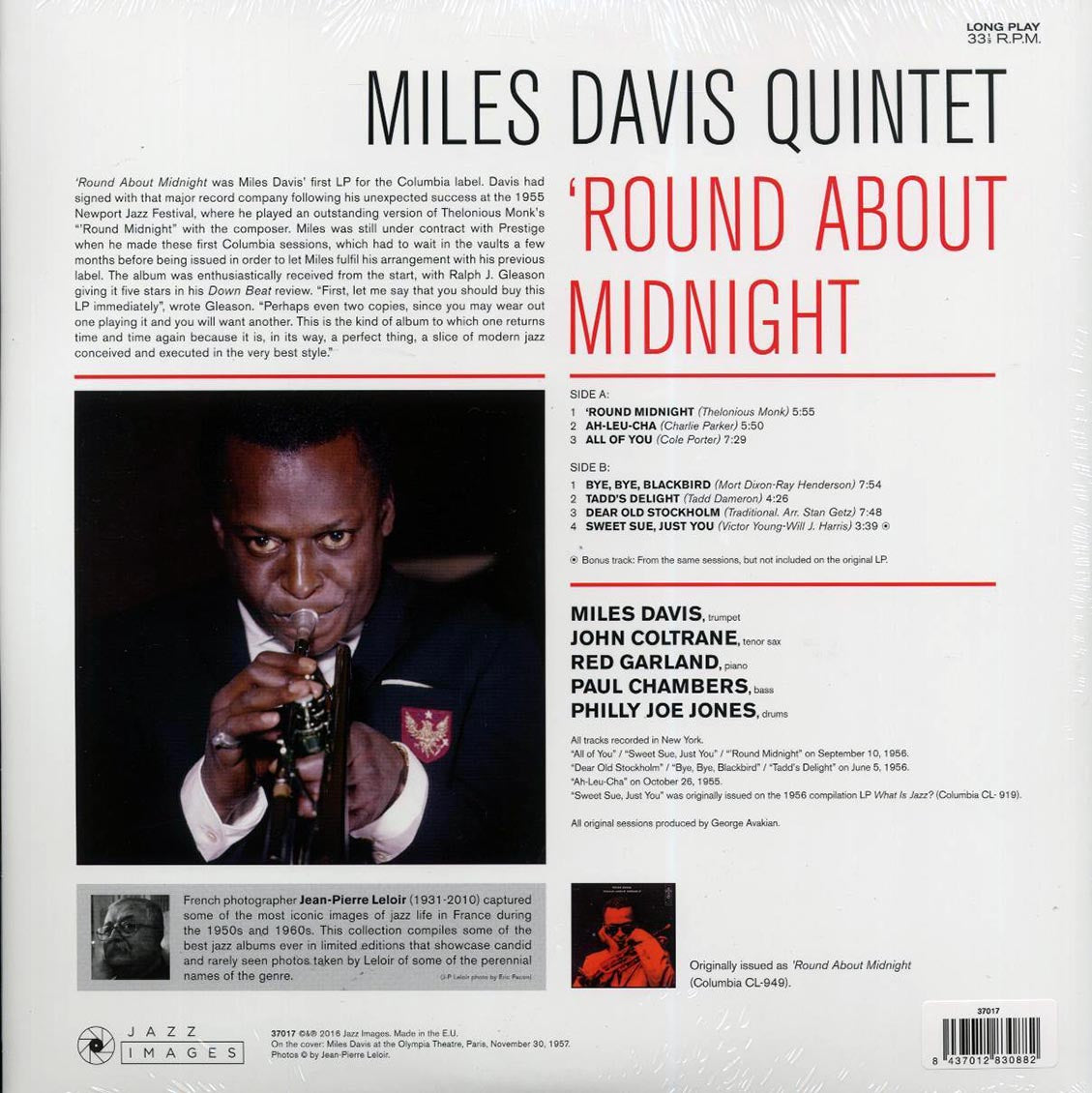 Miles Davis Quintet - Round About Midnight (+bonus track) (ltd. ed.) (180g)