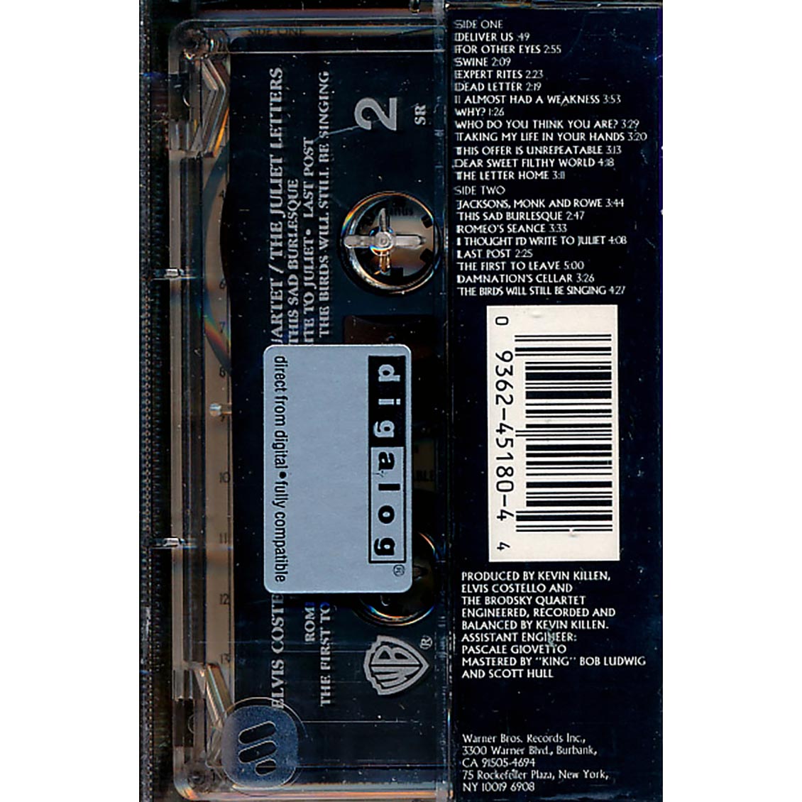 Elvis Costello, Brodsky Quartet - The Juliet Letters (marked/ltd stock)