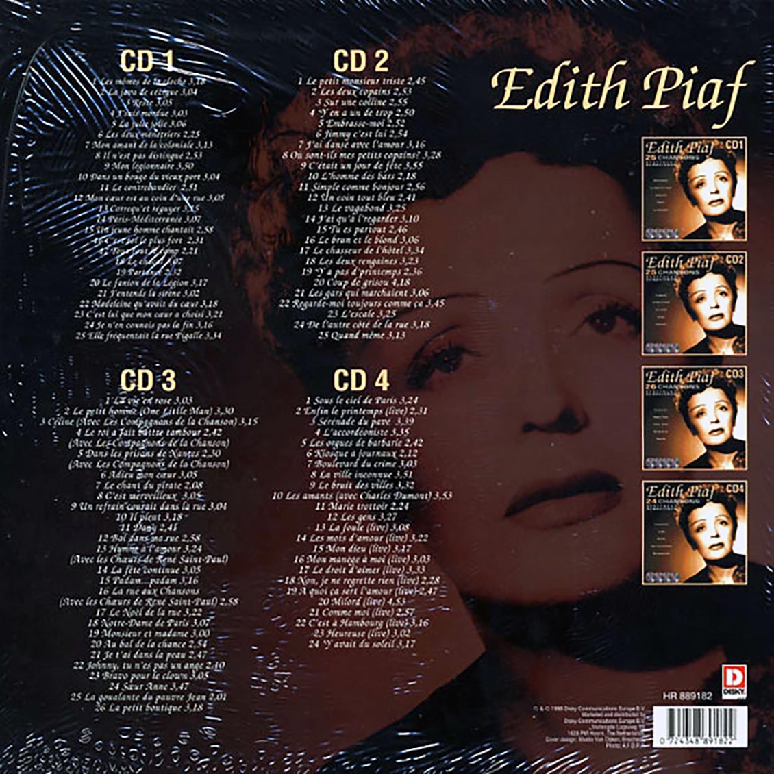 Edith Piaf - 100 Chansons (4xCD) (LP-size box set)
