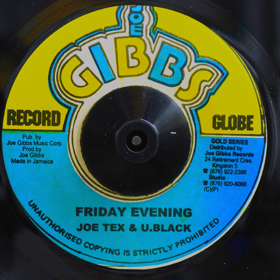 Joe Tex, U Black - Friday Evening / Real Rock Version (rhythm: "Real Rock")