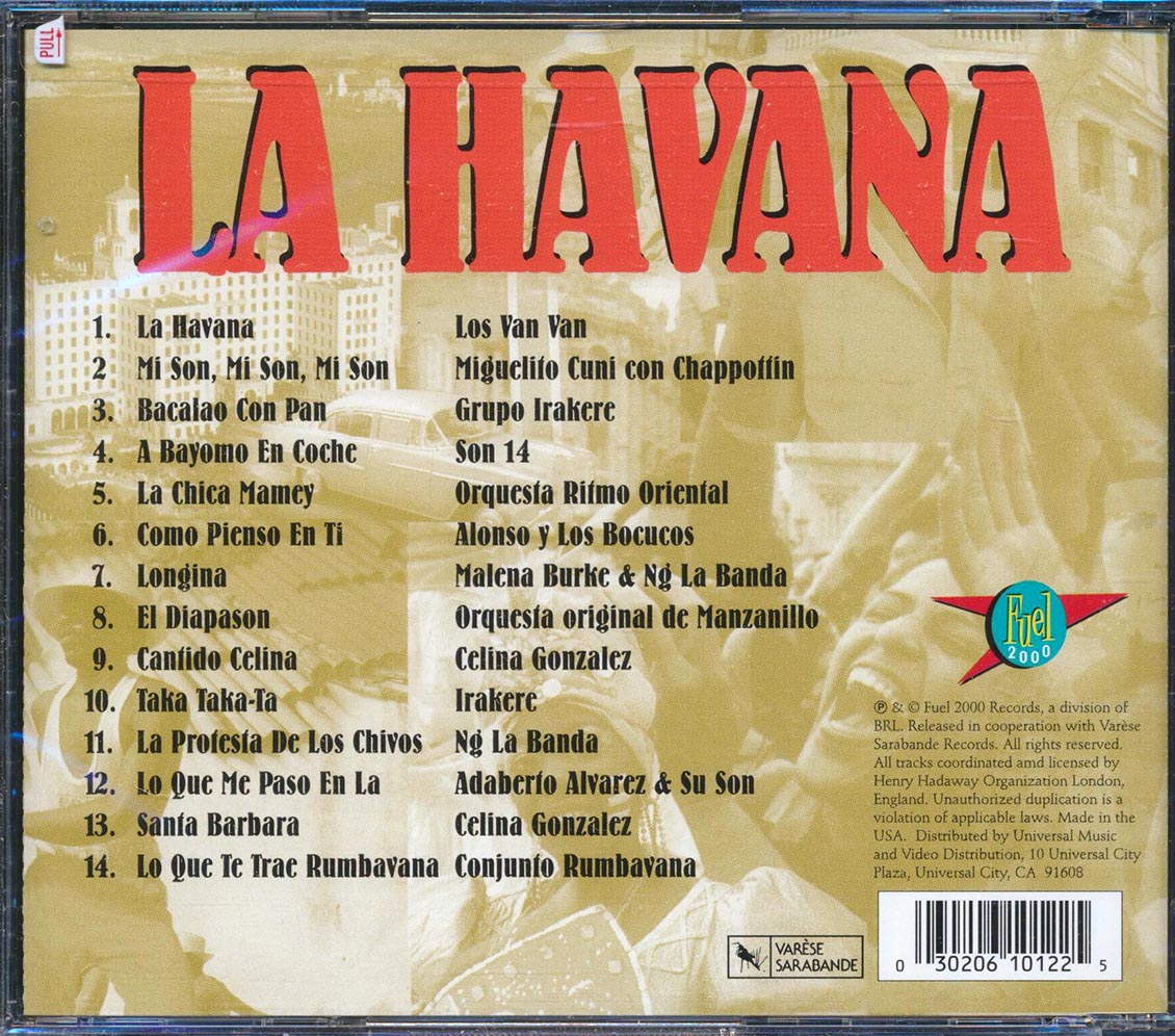 Los Van Van, Grupo Irakere, Son 14, Celina Gonzalez, Etc. - La Havana