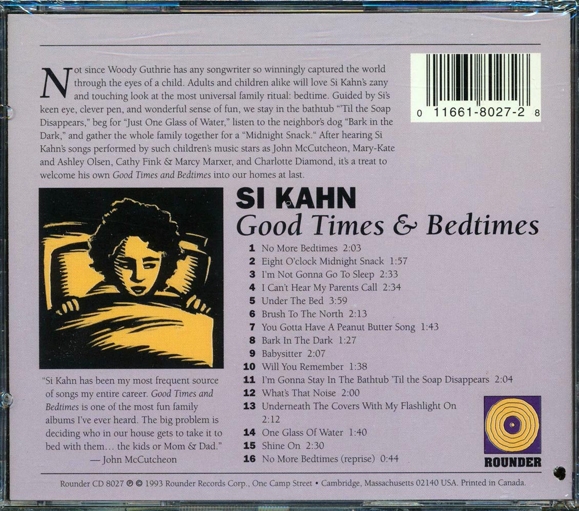 Si Kahn - Good Times And Bedtimes (incl. large booklet)