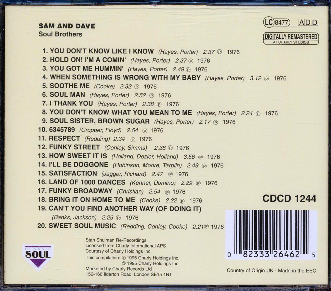Sam & Dave - Soul Brothers