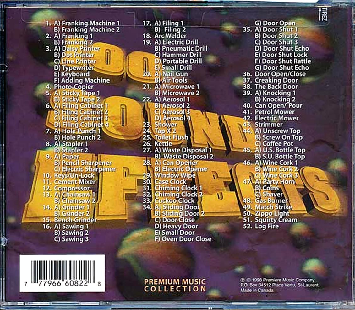 Various - 100 Sound Effects Volume 4