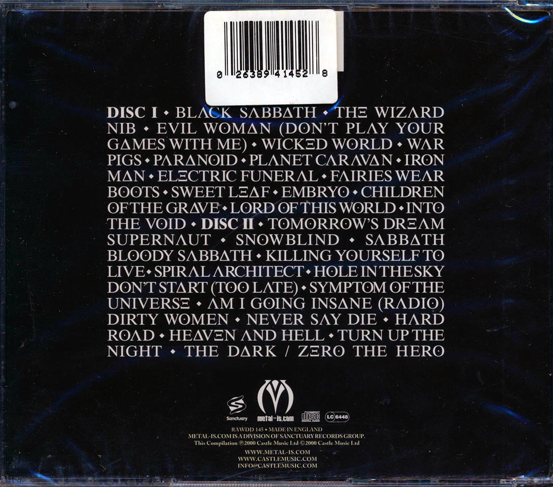 Black Sabbath - The Best Of Black Sabbath (32 tracks) (2xCD) (incl. large booklet) (remastered)