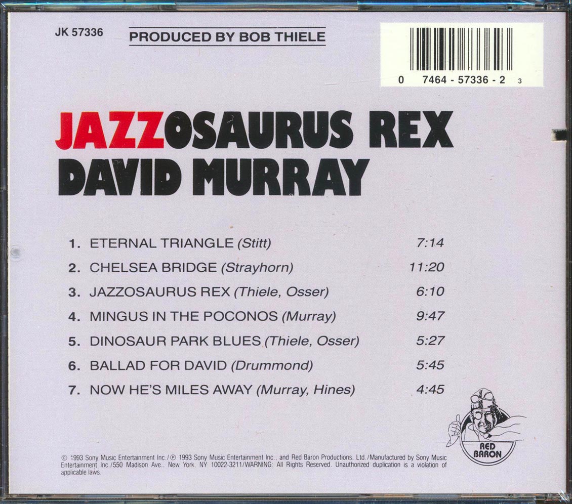 David Murray - Jazzosaurus Rex (marked/ltd stock)