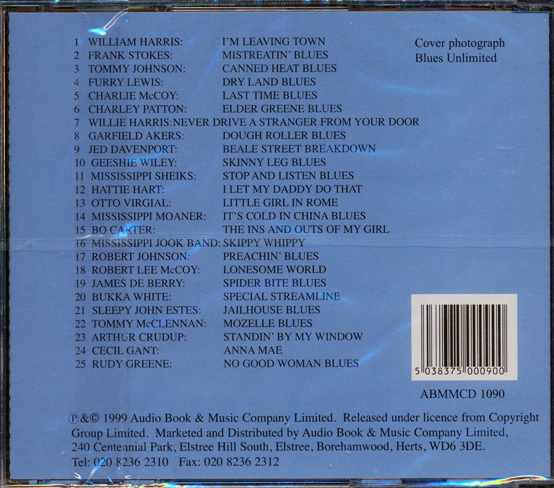 Charley Patton, Robert Johnson, Robert Lee McCoy, Bukka White, Etc. - Southern Blues Volume 1 (25 tracks)