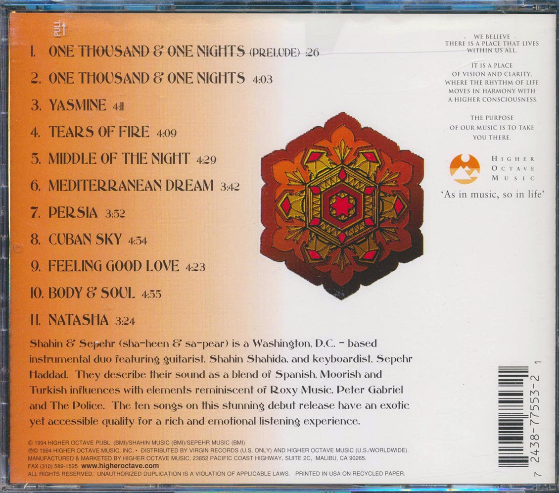 Shahin & Sepehr - One Thousand And One Nights