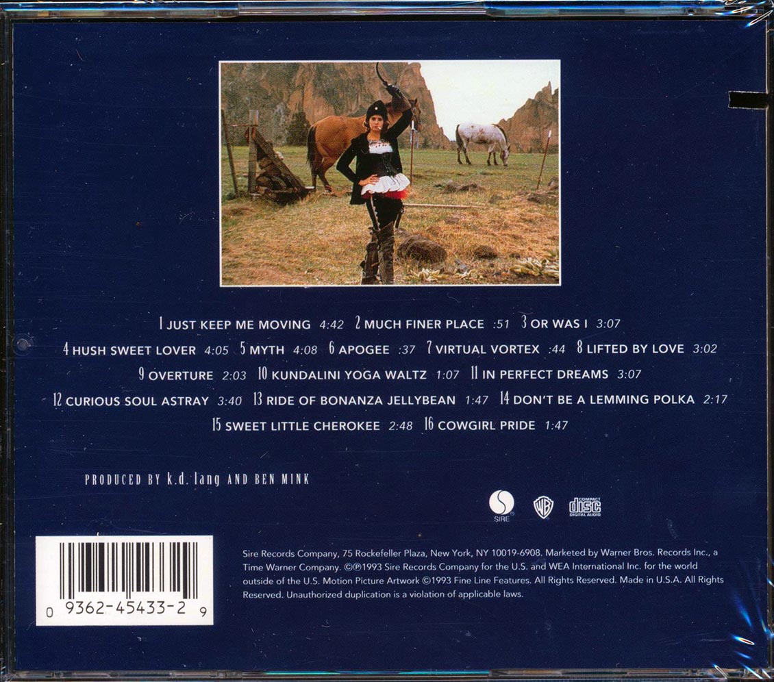 KD Lang - Music From The Motion Picture Soundtrack Even Cowgirls Get The Blues (marked/ltd stock)