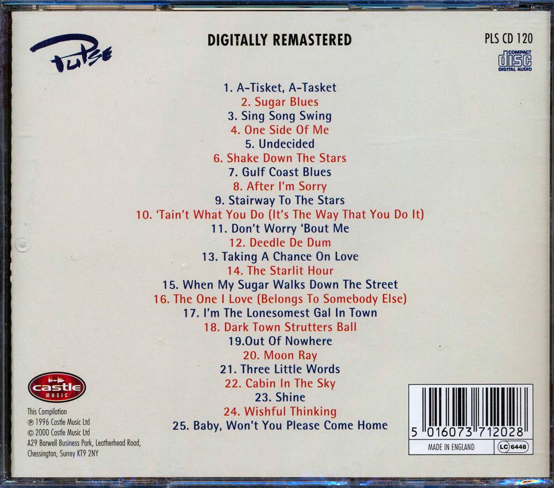 Ella Fitzgerald - The Very Best Of Ella Fitzgerald (25 tracks)