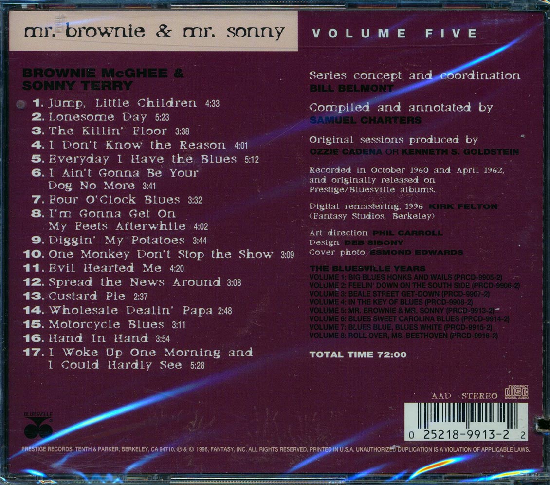 Brownie McGhee, Sonny Terry - The Bluesville Years Volume 5 (marked/ltd stock)