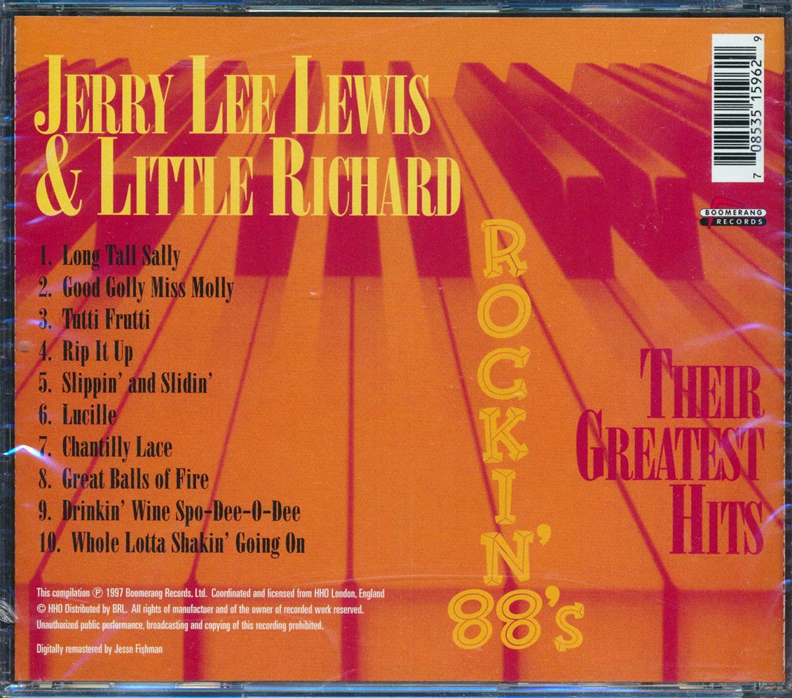 Jerry Lee Lewis, Little Richard - Rockin' 88's: Their Greatest Hits
