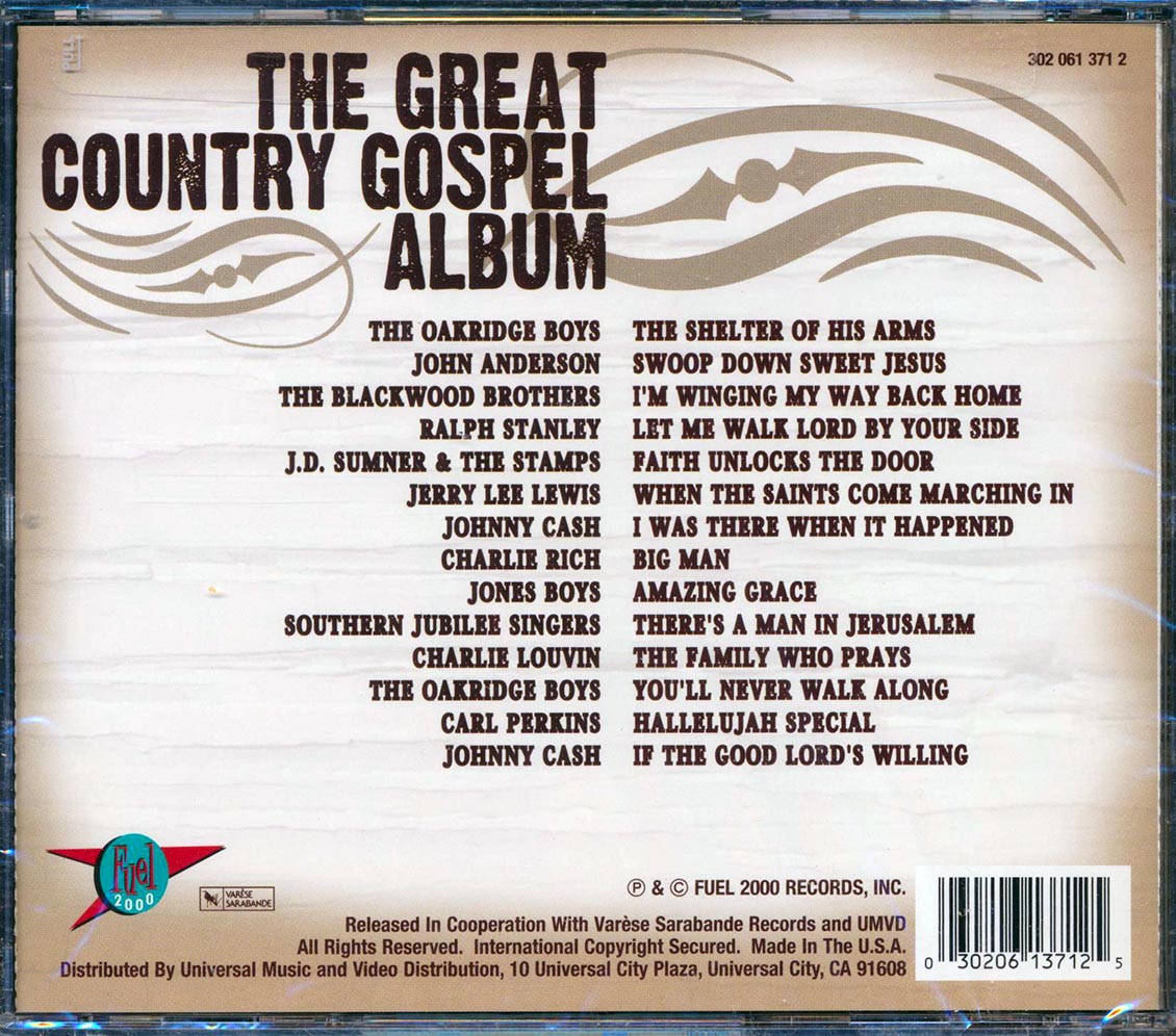 Johnny Cash, Oakridge Boys, Jerry Lee Lewis, Etc. - The Great Country Gospel Album (marked/ltd stock)