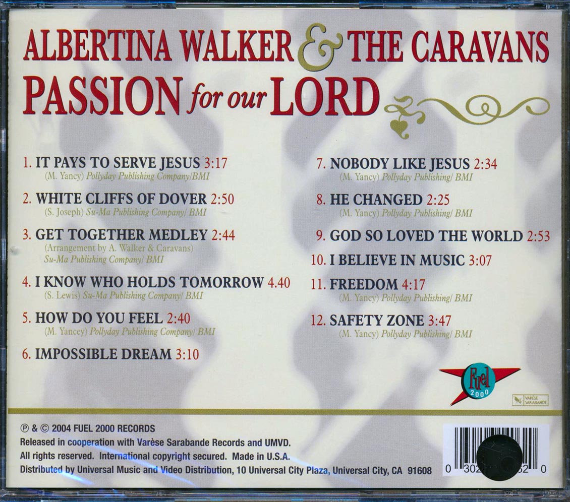 Albertina Walker & The Caravans - Passion For Our Lord (marked/ltd stock)