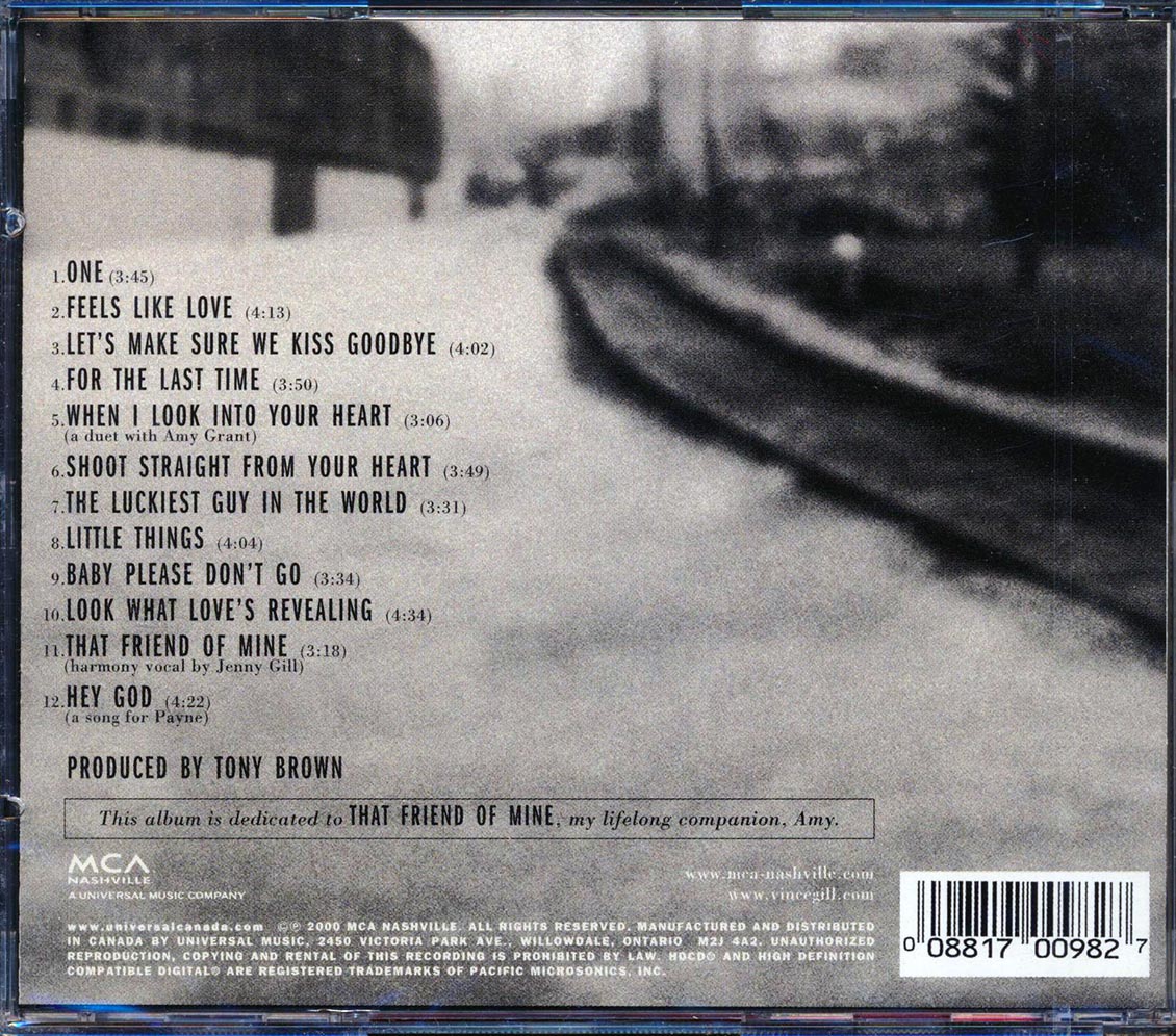 Vince Gill - Let's Make Sure We Kiss Goodbye