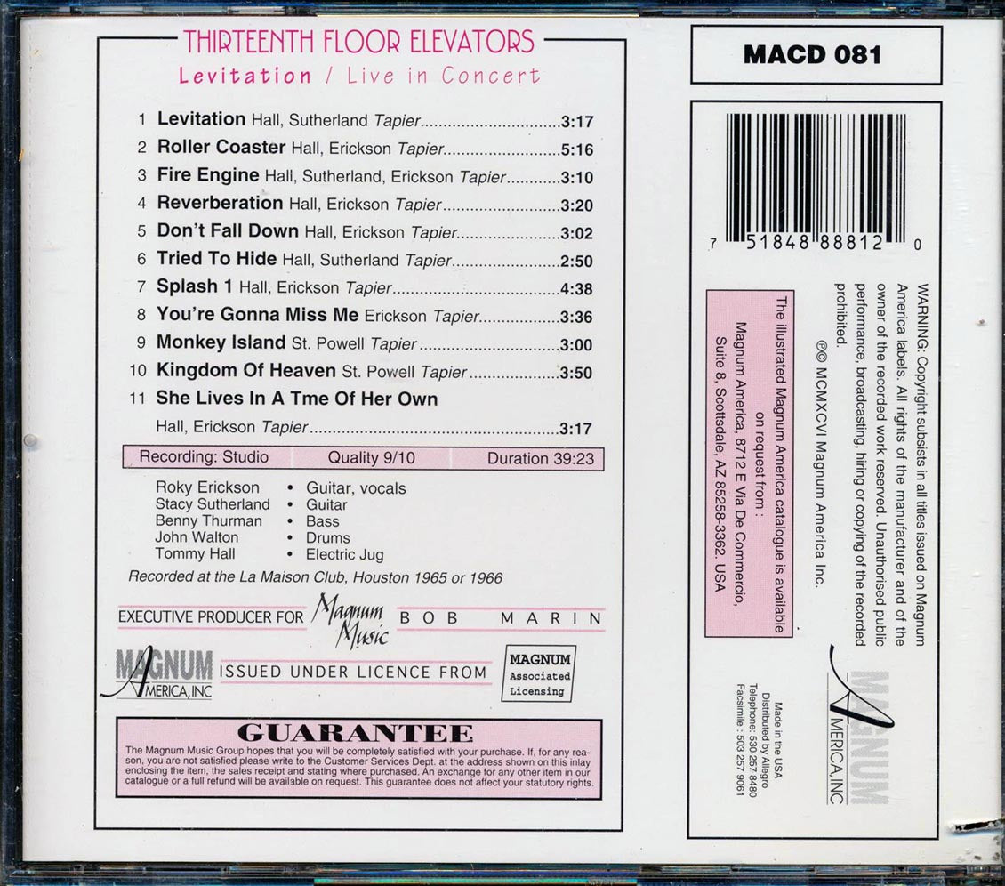 The 13th Floor Elevators - Levitation (marked/ltd stock)