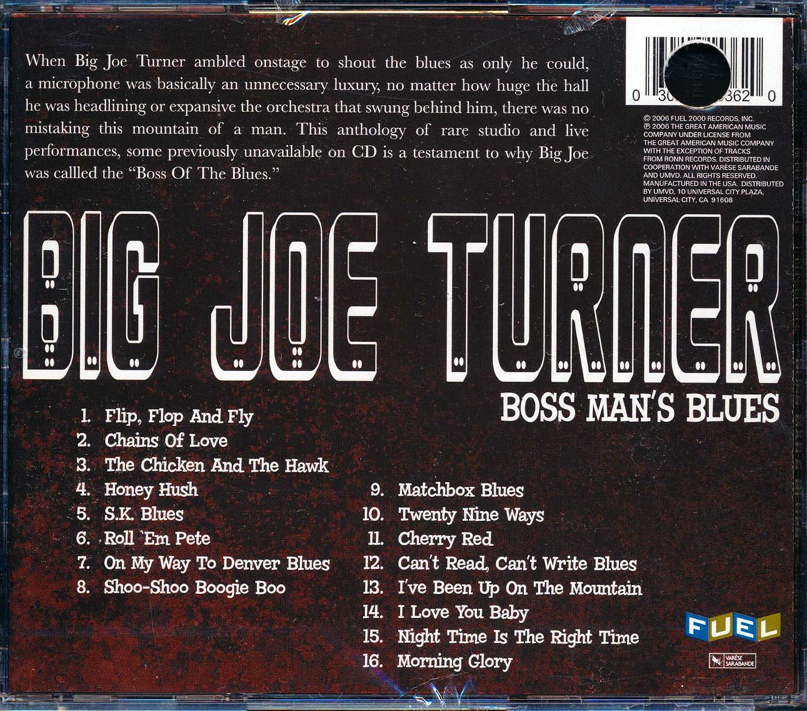 Big Joe Turner - Boss Man's Blues (marked/ltd stock)