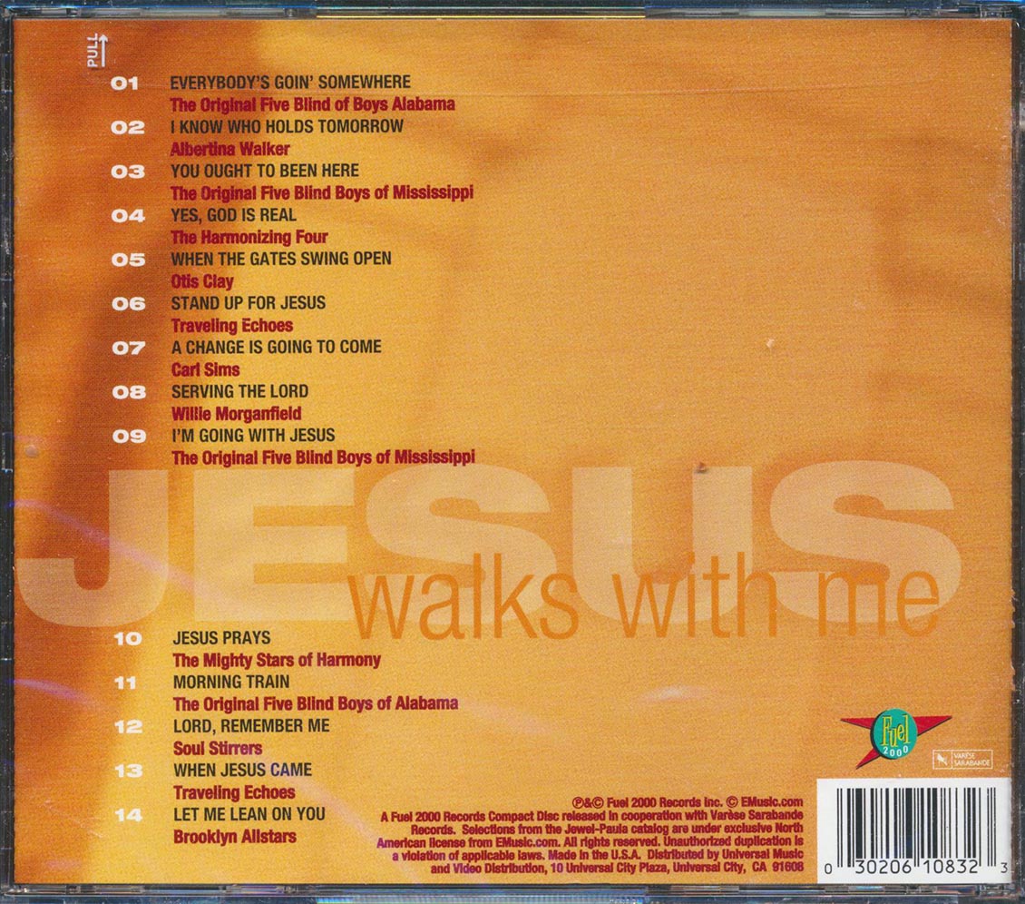 Original Five Blind Boys Of Alabama, Albertina Walker, Etc. - Jesus Walks With Me (marked/ltd stock)