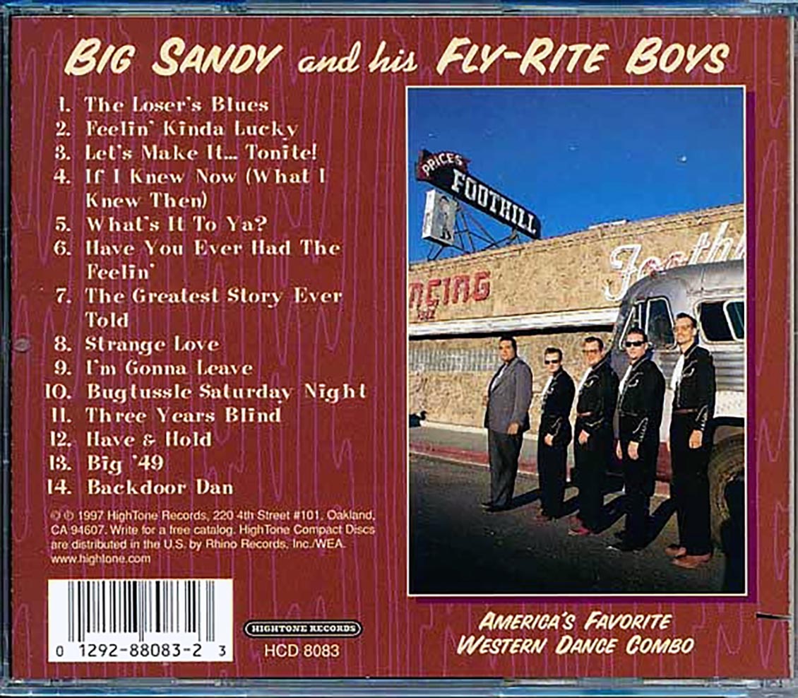 Big Sandy And His Fly-Rite Boys - Feelin' Kinda Lucky (marked/ltd stock)