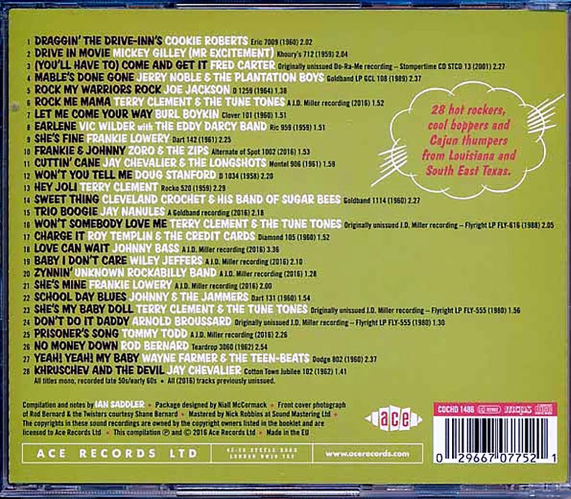 Various - Boppin' By The Bayou: Drive-Ins & Baby Dolls (28 tracks) (incl. large booklet)