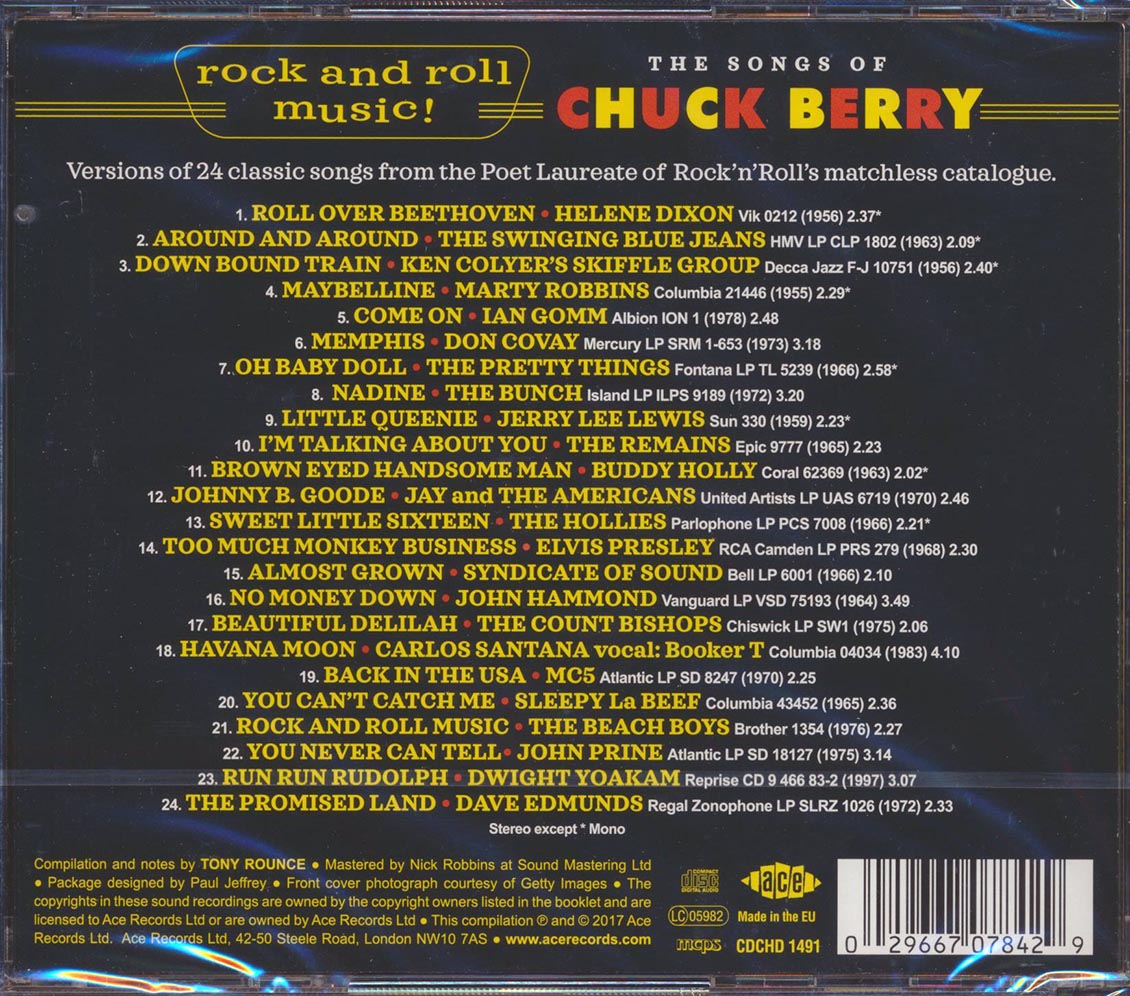 Various - Rock And Roll Music: The Songs Of Chuck Berry (incl. large booklet)