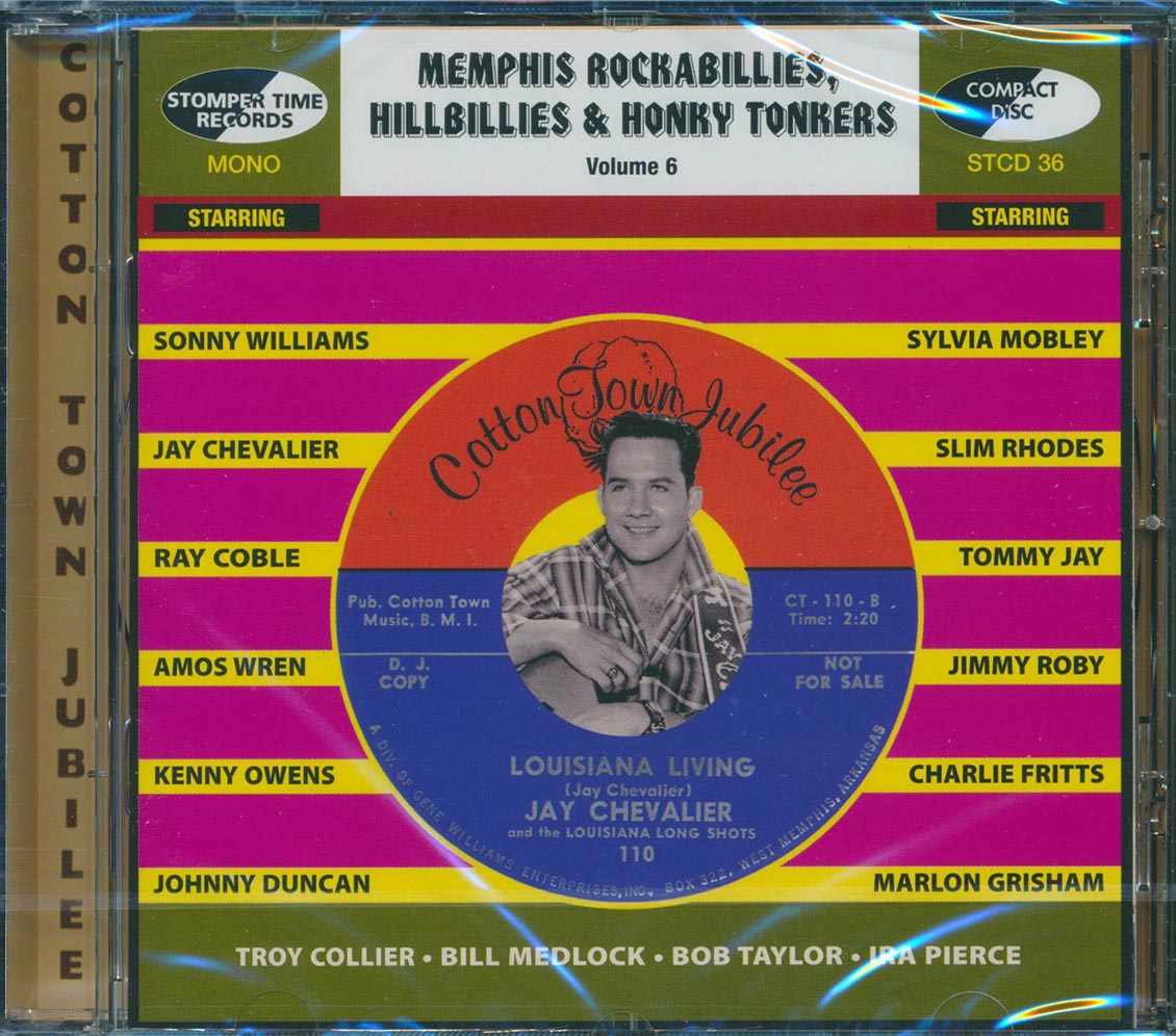 Various - Memphis Rockabillies, Hillbillies & Honky Tonkers Volume 6 (incl. large booklet)