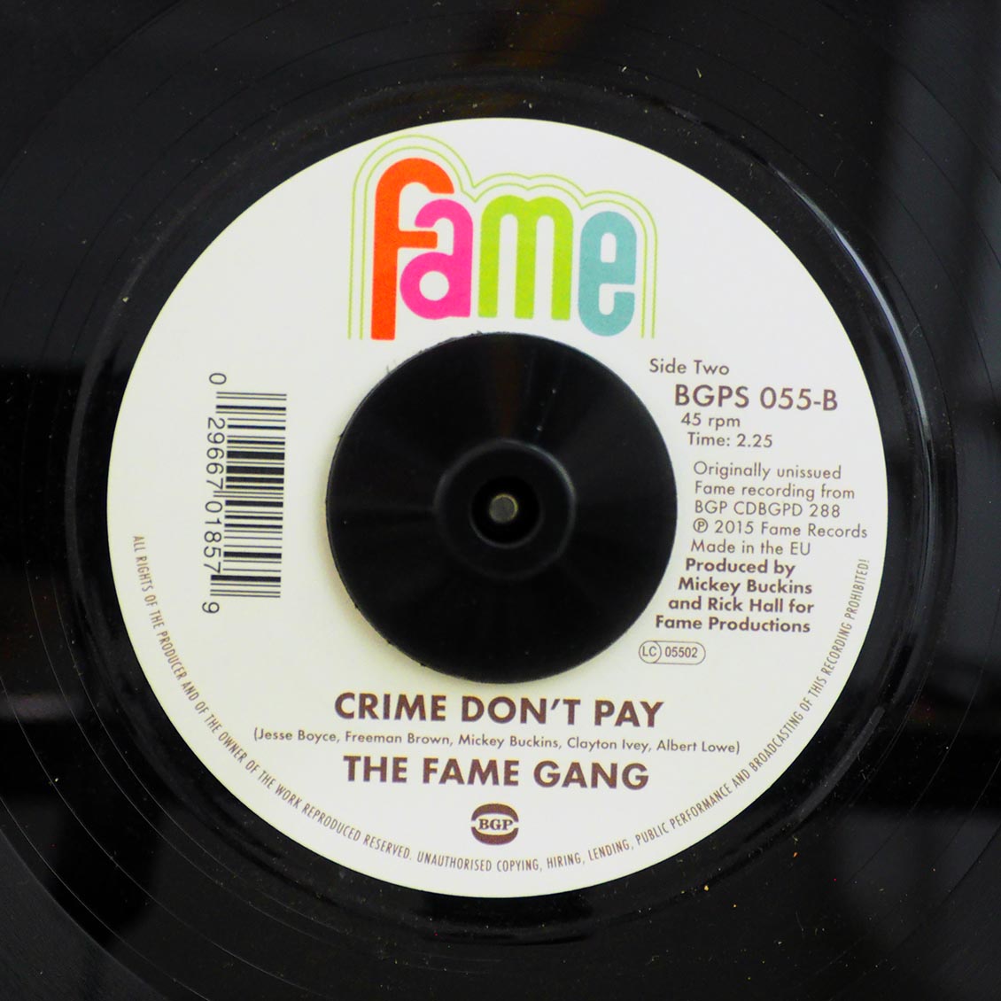 The Fame Gang - Grits And Gravy / The Fame Gang - Crime Don't Pay