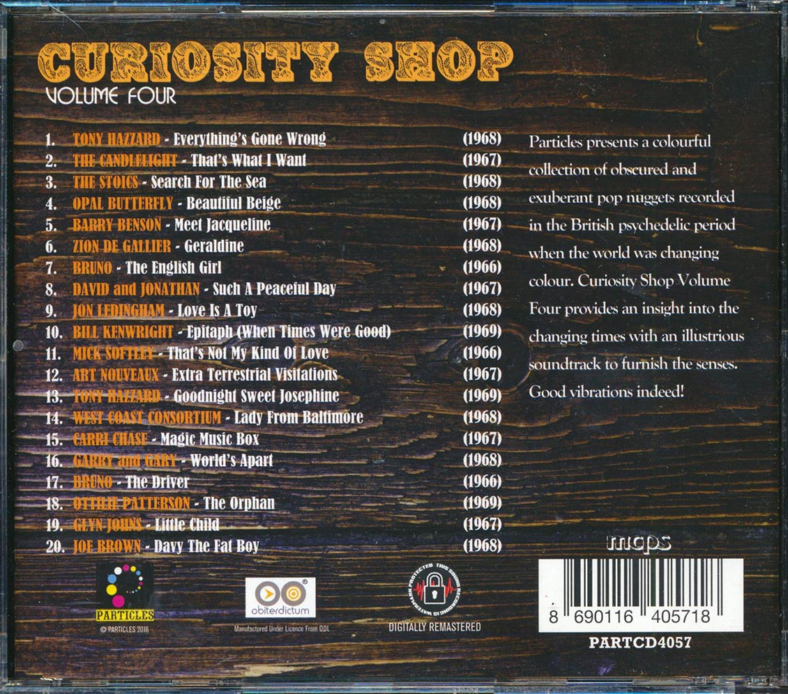 Various - Curiousity Shop: Volume 4 (incl. large booklet) (remastered)