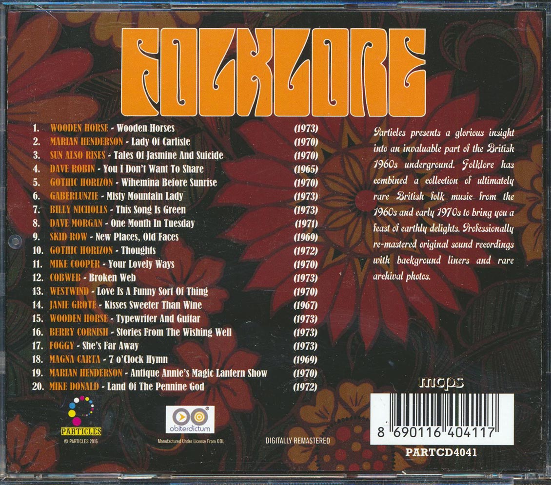 Various - Folklore: An Anglo Saxon Tribe Of Acoustic Troubadours Recorded Between 1965-1973 (incl. large booklet) (remastered)