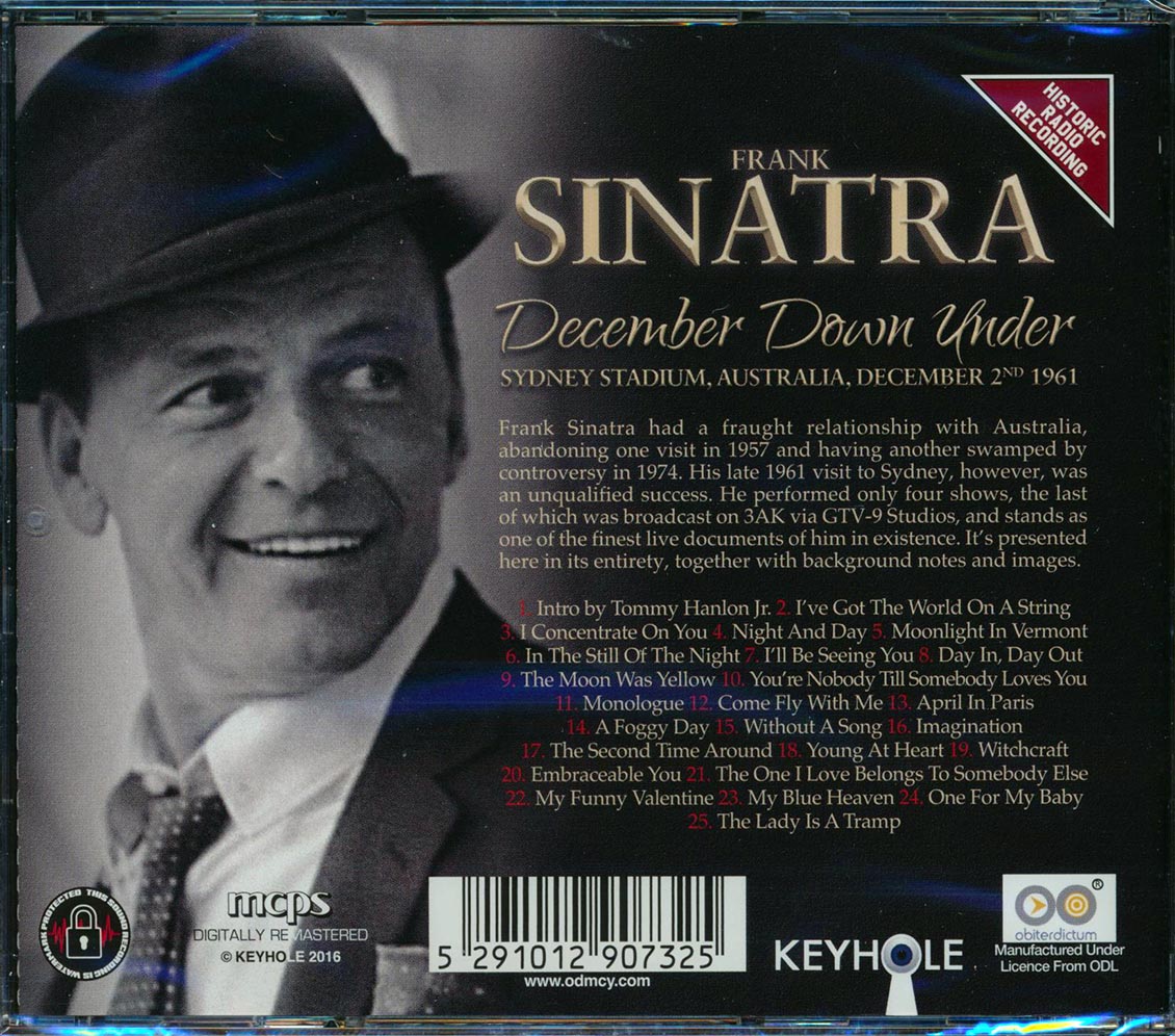 Frank Sinatra - December Down Under (remastered)