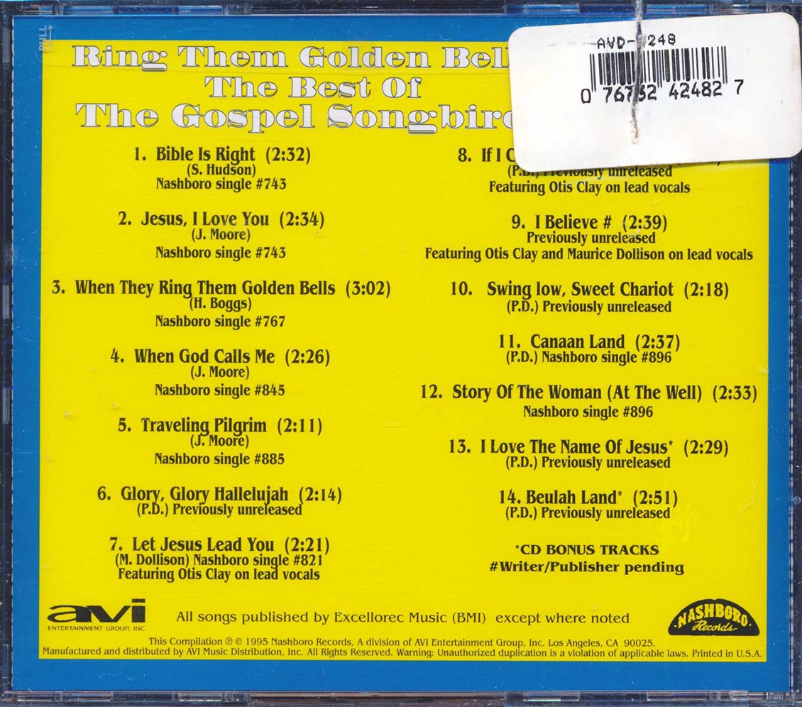 The Gospel Songbirds - Ring Them Golden Bells: The Best Of The Gospel Songbirds (marked/ltd stock)