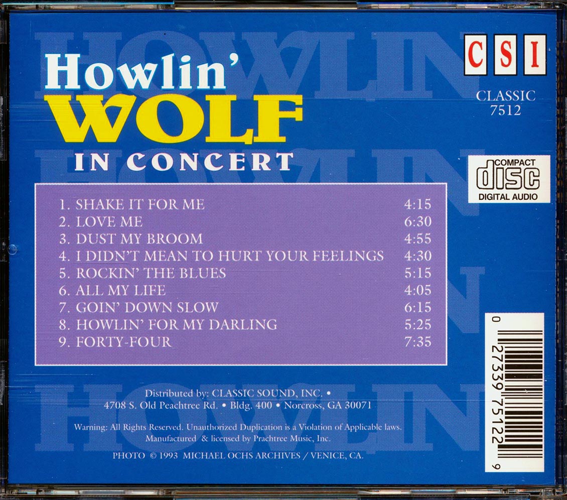 Howlin' Wolf - In Concert