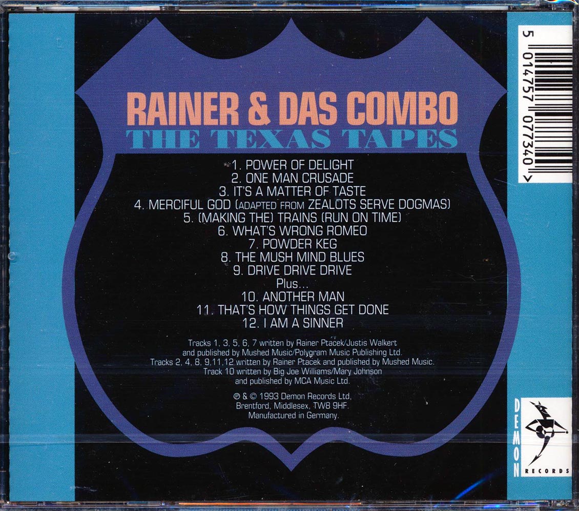 Rainer And Das Combo - The Texas Tapes