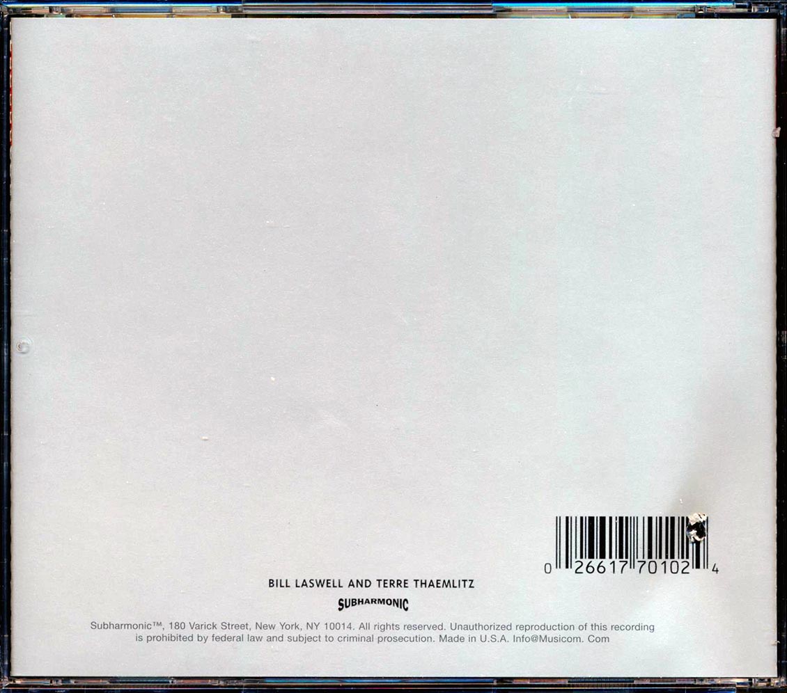 Bill Laswell & Terre Thaemlitz - Web (marked/ltd stock)