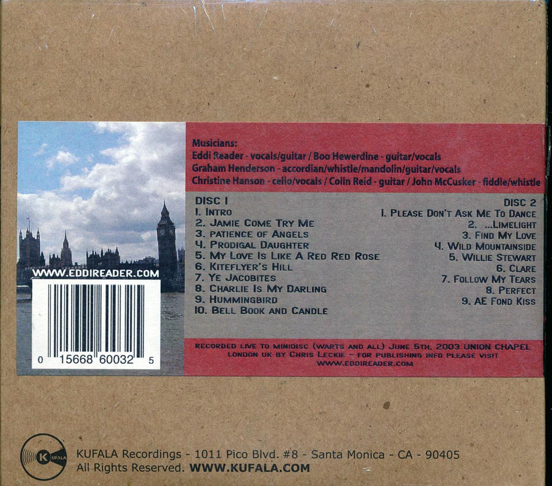 Eddi Reader - Live: London, UK 05.06.03 (2xCD)