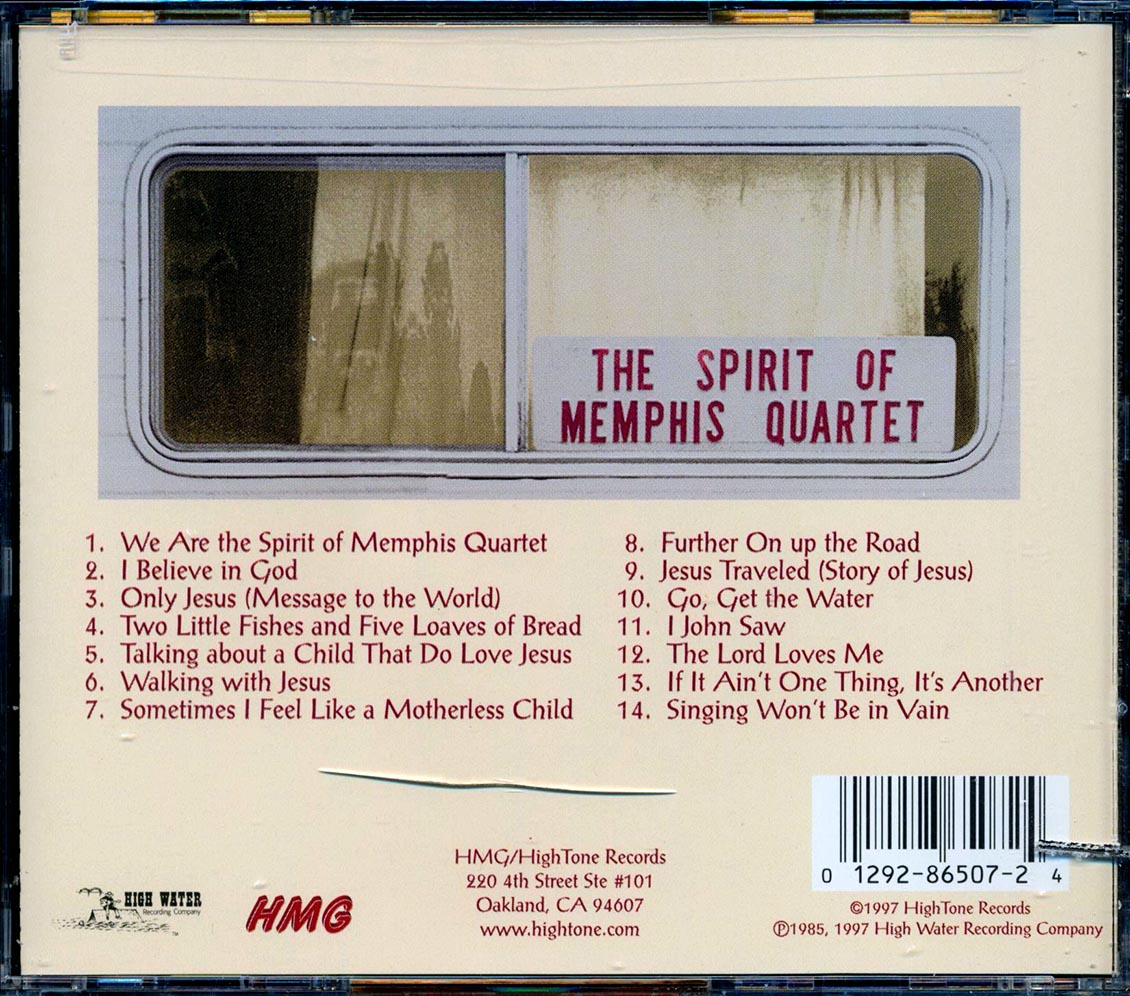Spirit Of Memphis Quartet - Traveling On (marked/ltd stock)