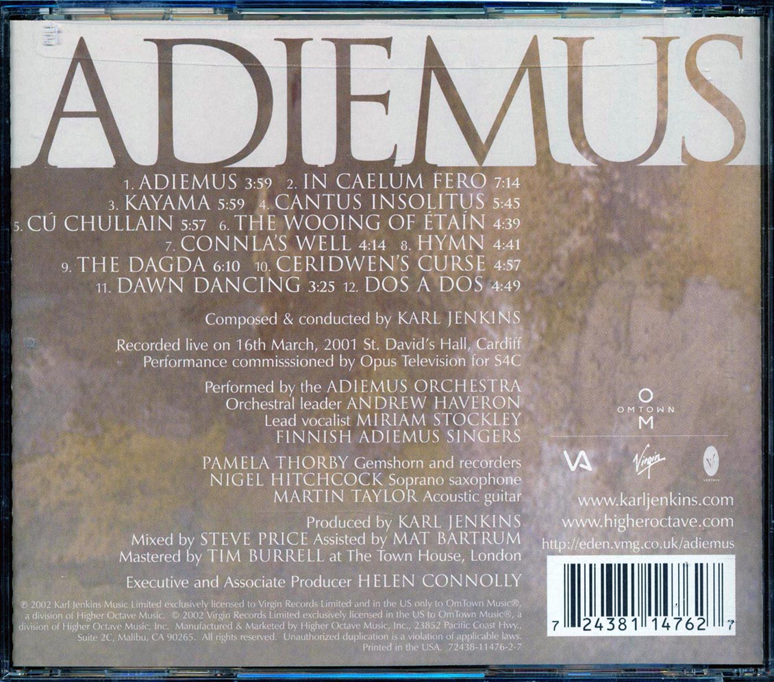 Karl Jenkins - Adiemus Live