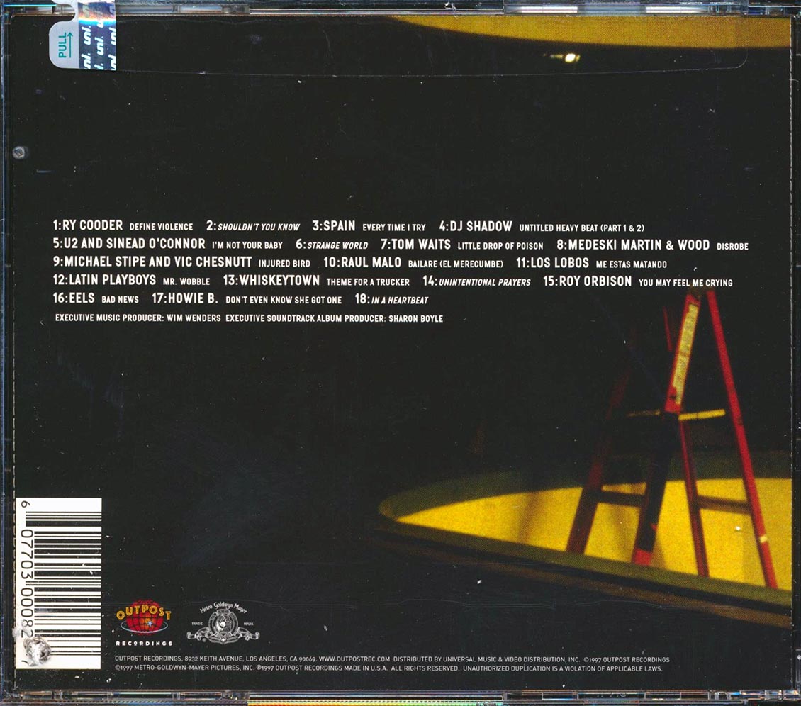 Ry Cooder, DJ Shadow, U2, Latin Playboys, Tom Waits, Howie B, Etc. - The End Of Violence: Songs From The Motion Picture Soundtrack (marked/ltd stock)