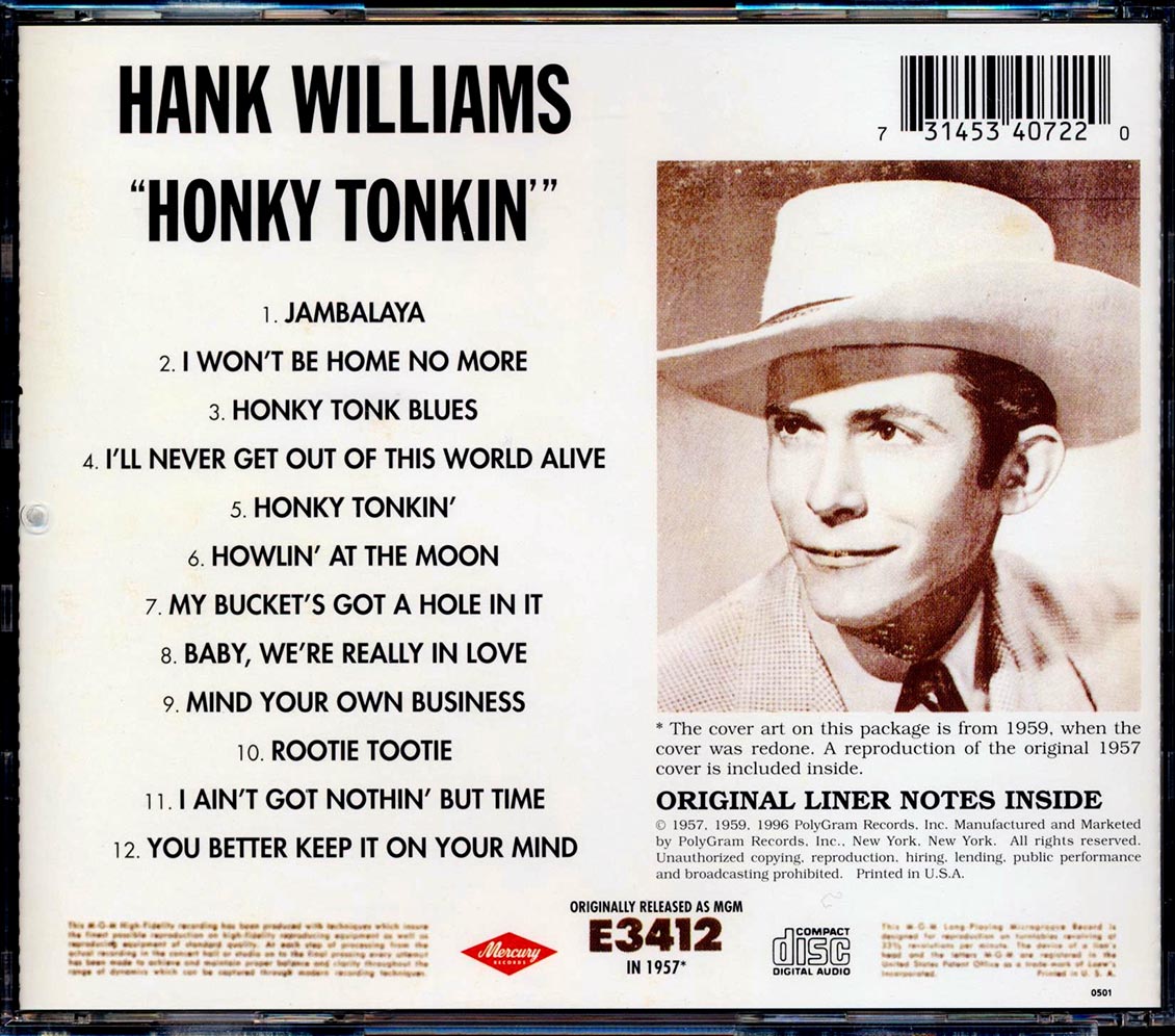Hank Williams - Honky Tonkin'