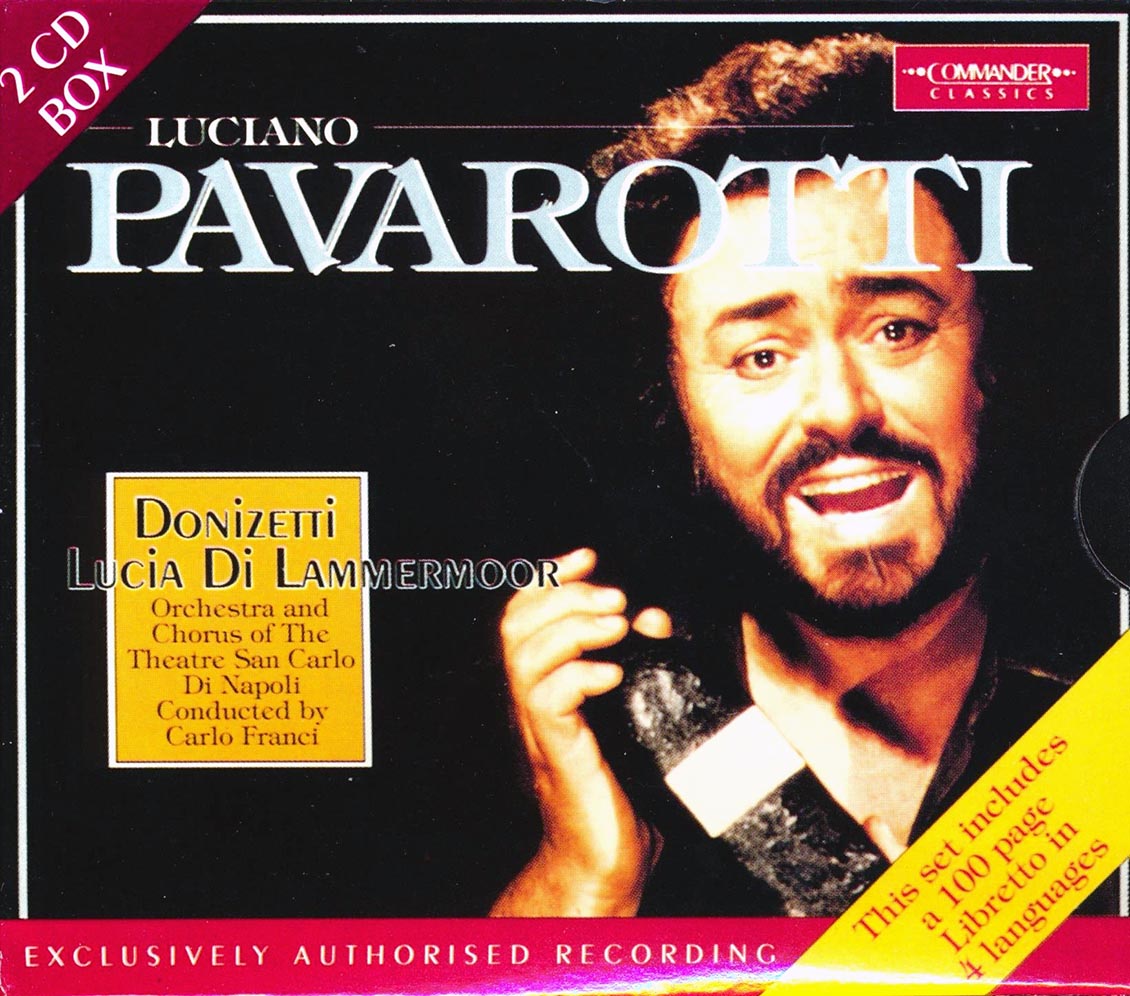 Luciano Pavarotti - Donizetti Lucia Di Lammermoor (2xCD) (box set) (incl. large booklet)